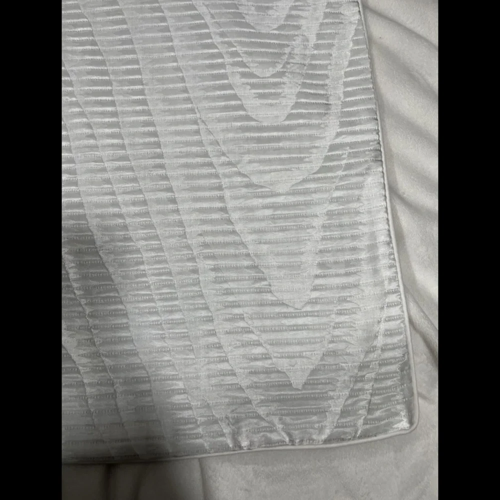 NEW Hotel Collection Moire Quilted (1)‎ Euro Sham